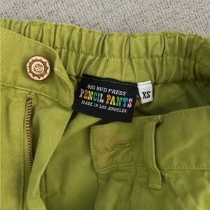 Big Bud Press Pencil Pants - Gross Green, XS